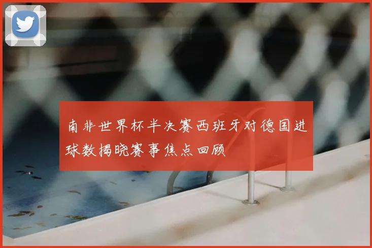 南非世界杯半决赛西班牙对德国进球数揭晓赛事焦点回顾