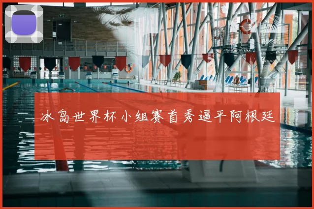 冰岛世界杯小组赛首秀逼平阿根廷