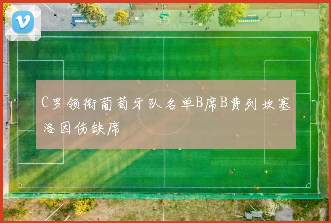 C罗领衔葡萄牙队名单B席B费列坎塞洛因伤缺席